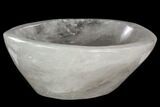 Polished Quartz Bowl - Madagascar #120191-2